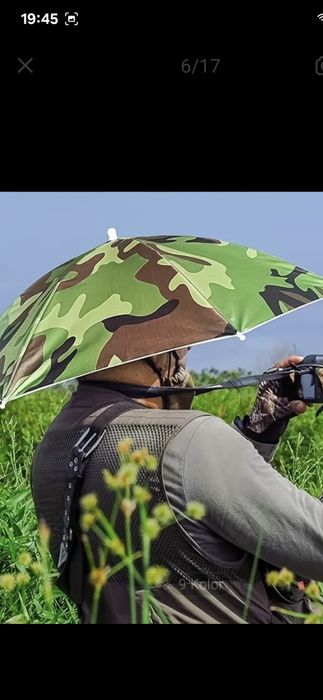 Parasol na głowę przeciwsloneczny,przeciwdeszczowy