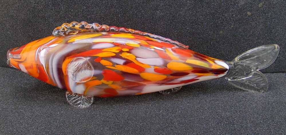 Ryba szklana PRL - 36 cm