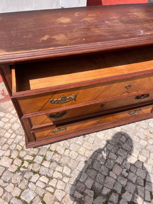 Cómoda Madeira Castanha