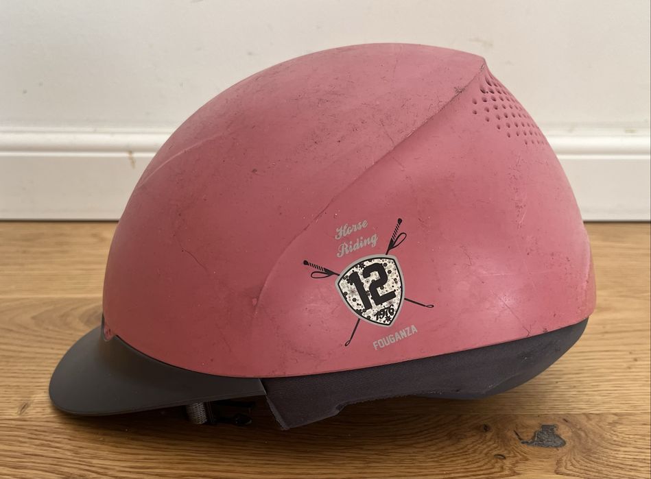 Kask, toczek do jazdy konnej Fouganza 52-55