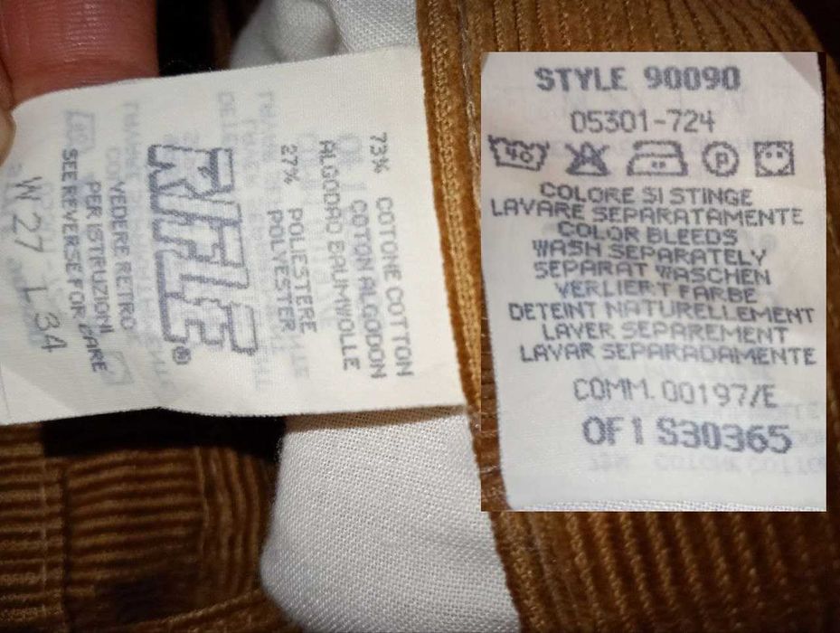 Продам Вельветові Джинси RIFLE