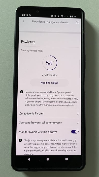oczyszczacz powietrza i wentylator Dyson pure cool link TP00 sprawny