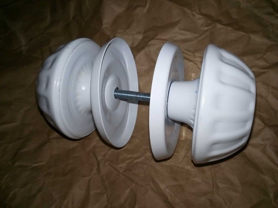 металлическая ручка-кнопка, дверная ручка неповоротная межкомнатная