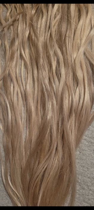 Włosy na keratynę blond