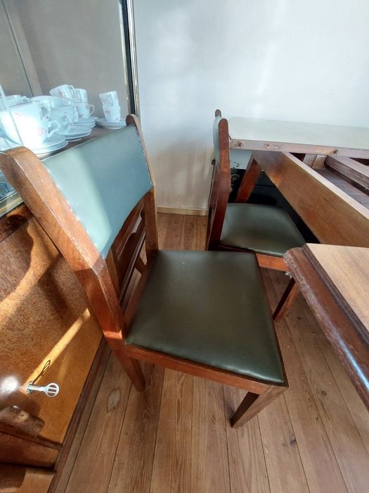 Vários Moveis Mobiliarios Mesas+Estante+Aparadores+Cadeiras Boa q