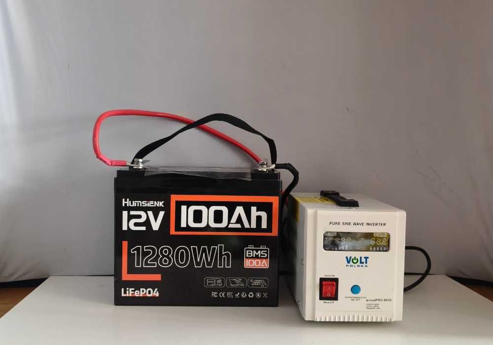Інвертор ДБЖ Volt Polska 500W + LiFePO4 12V 100Ah