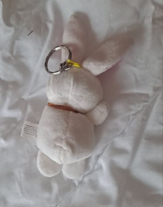 Porta Chaves Coelhinho de Peluche NOVO
