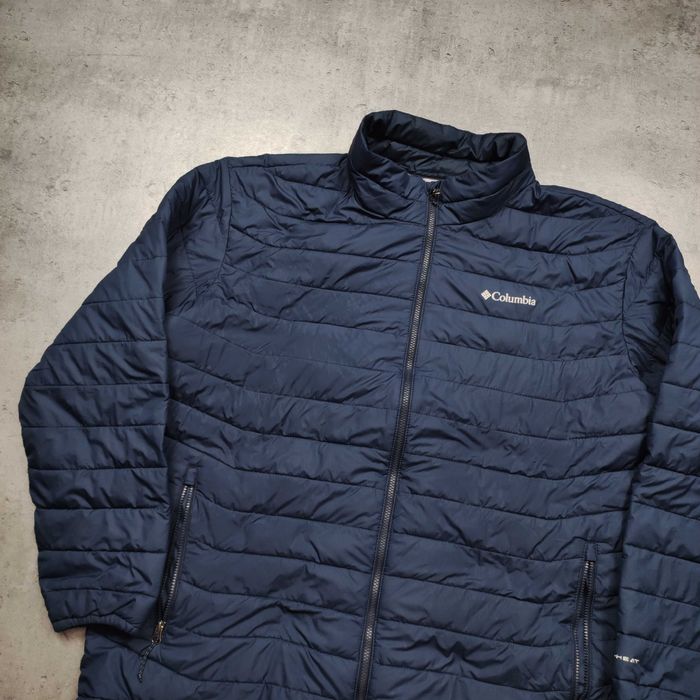 MĘSKA Kurtka PREMIUM Granatowa Thermal Ocieplona Columbia OmniTech