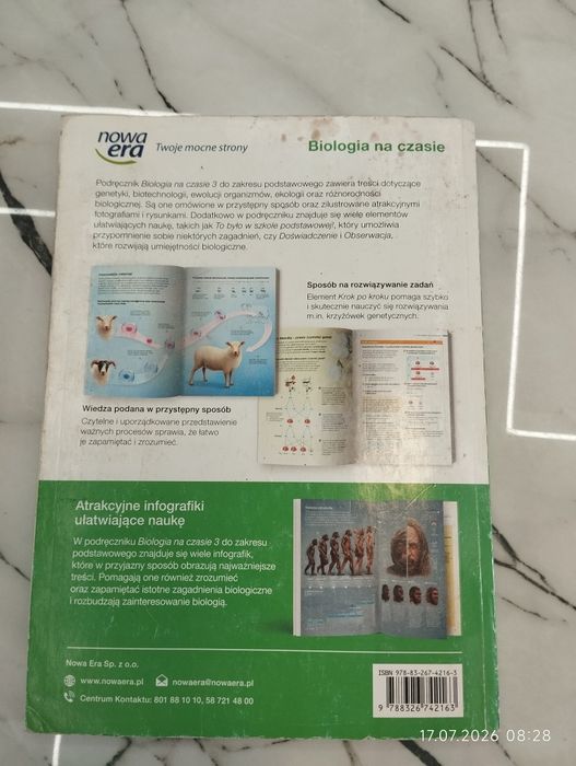 Biologia na czasie podręcznik zakres podstawowy
