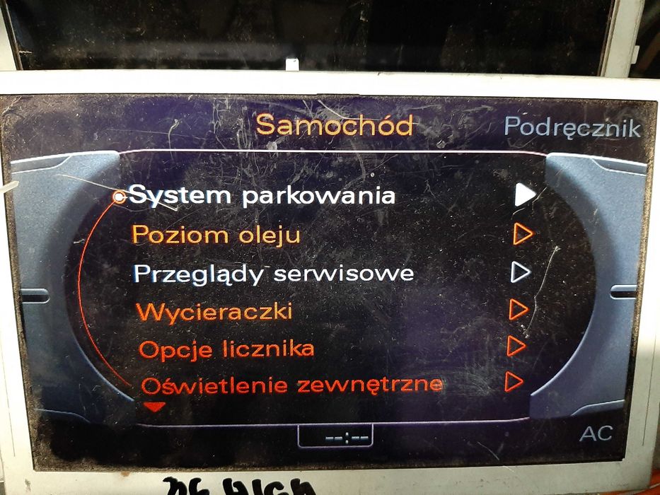 Nawigacji, menu, Mapa, Audi MMI 3G MIB w A6 Q5 A4 A5 Q7 A8