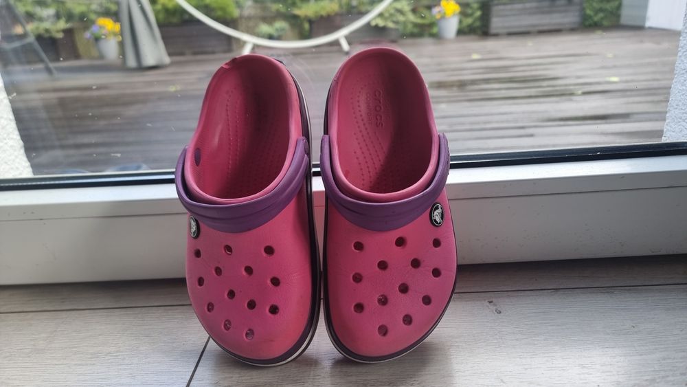 Crocsy C13 dla dziewczynki różowe
