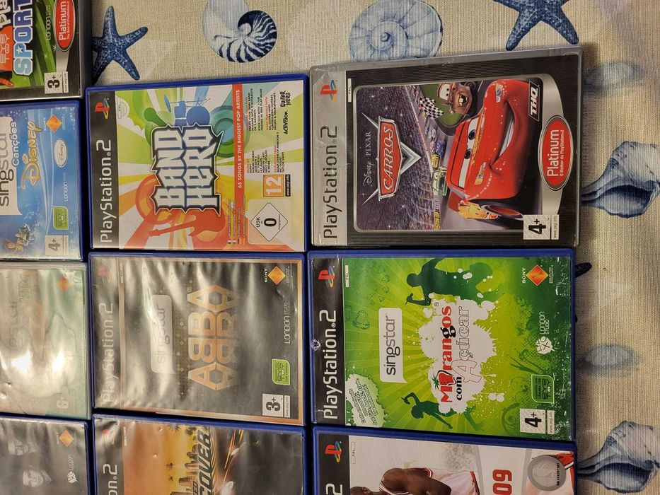 vários jogos da Ps2