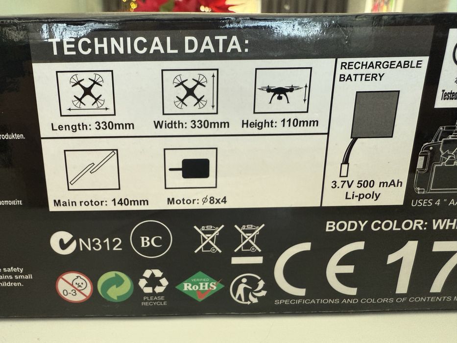 Dron SYMA X5HC Kamerą