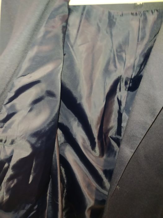 Garnitur młodziezowy granatowy 164cm+koszula biała 170cm+krawat gratis