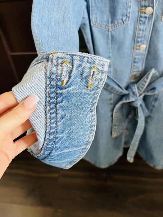 Сукня джинсова сарафан юбка спідниця туніка Zara розмір хс