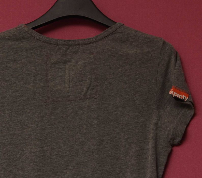 Superdry Jpn рр S футболка из меланжевого хлопка женская
