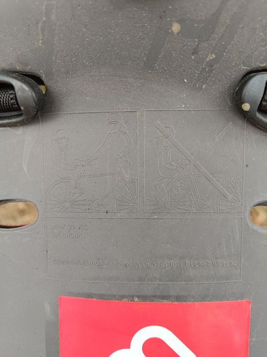 Fotelik  rowerowy Hamax Smiley do 22 kg