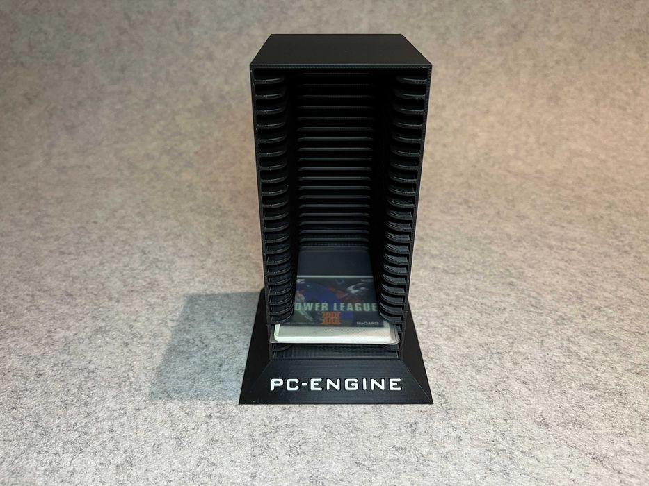 Stojak podstawka na 25 gier HU-card do konsoli PC-Engine