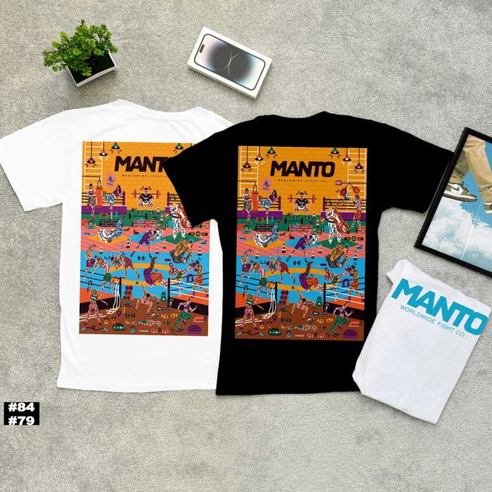 Футболки Новые MANTO x Ktof — Большой Принт — МАНТО Базовий