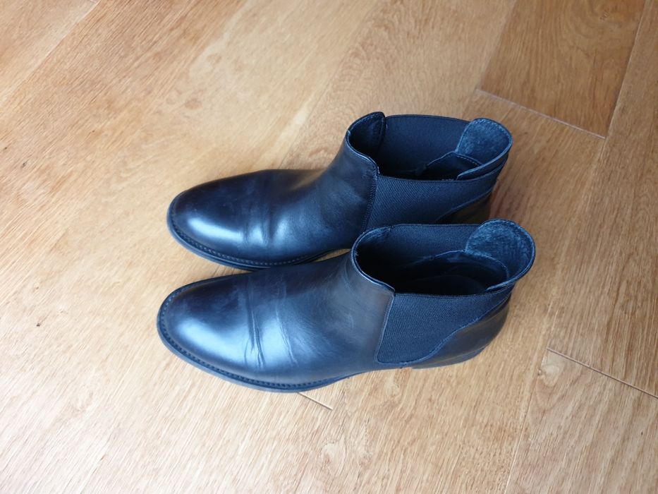 Trzewiki / sztyblety skórzane Gino Rossi r.38