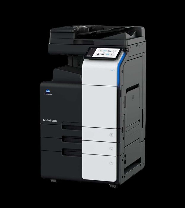 Kserokopiarka Konica Minolta C250i kol dualscanem i dupleksem GWAR. FV