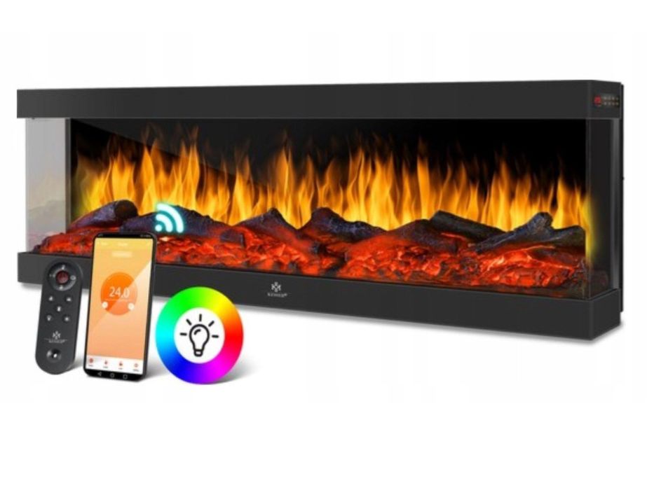 Kominek elektryczny ozdobny Kesser