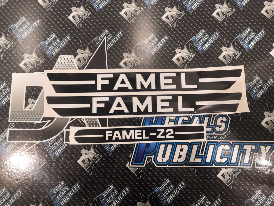 Autocolantes Famel Z2 ou Z3 --- 1º modelo