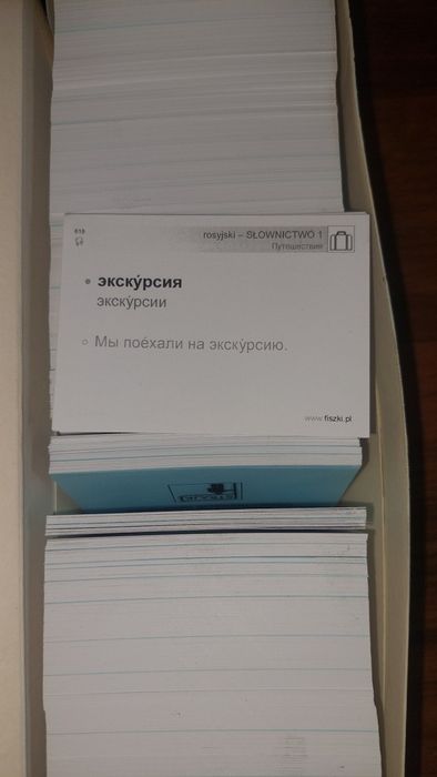Fiszki do nauki języka rosyjskiego