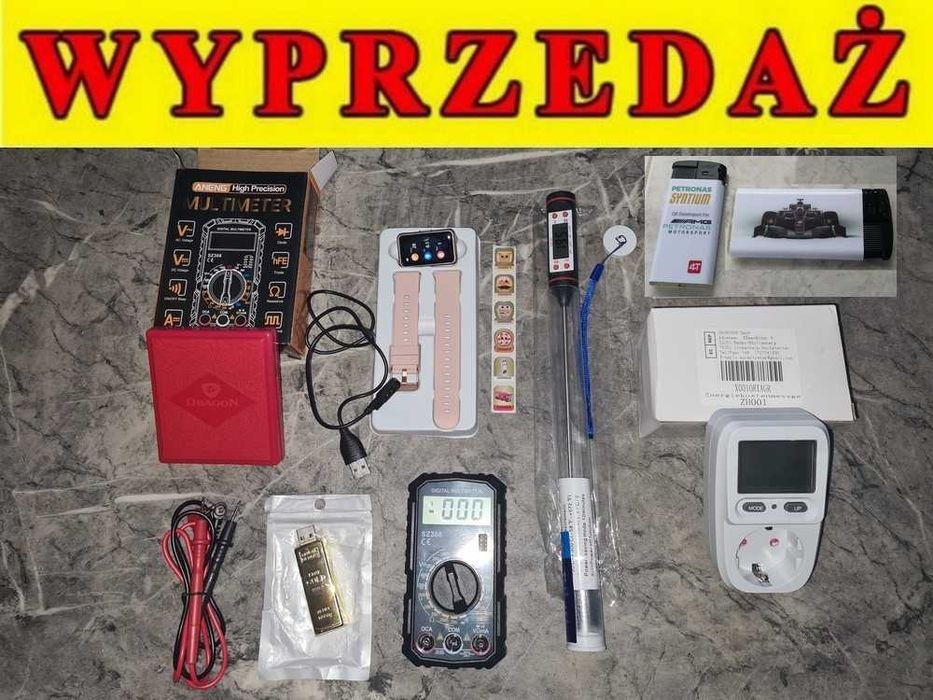 NOWA elektronika Sprzedaj z Zyskiem smartwatch 8GB Watomierz multimetr