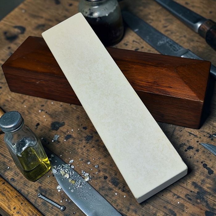 Вашита Lily White Pike старовинний камінь для заточування