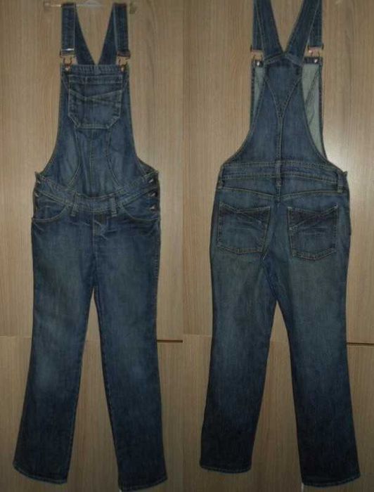Комбинезон джинсовый H&M MAMA размер S 44-46 пояс 88-100см