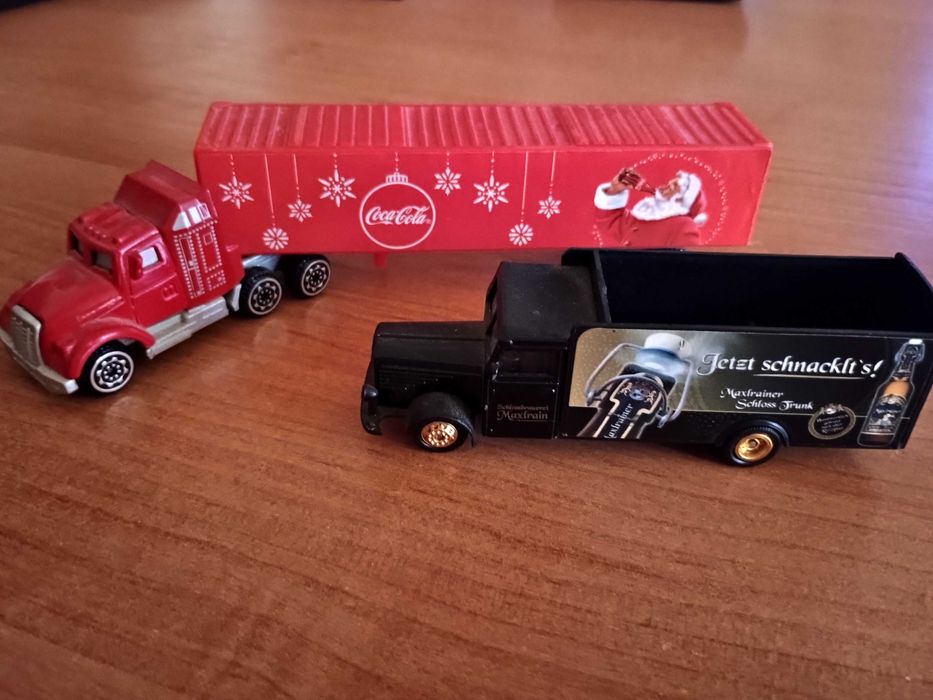 Tir Coca cola święta plus ciężarówka autka zabawki samochody