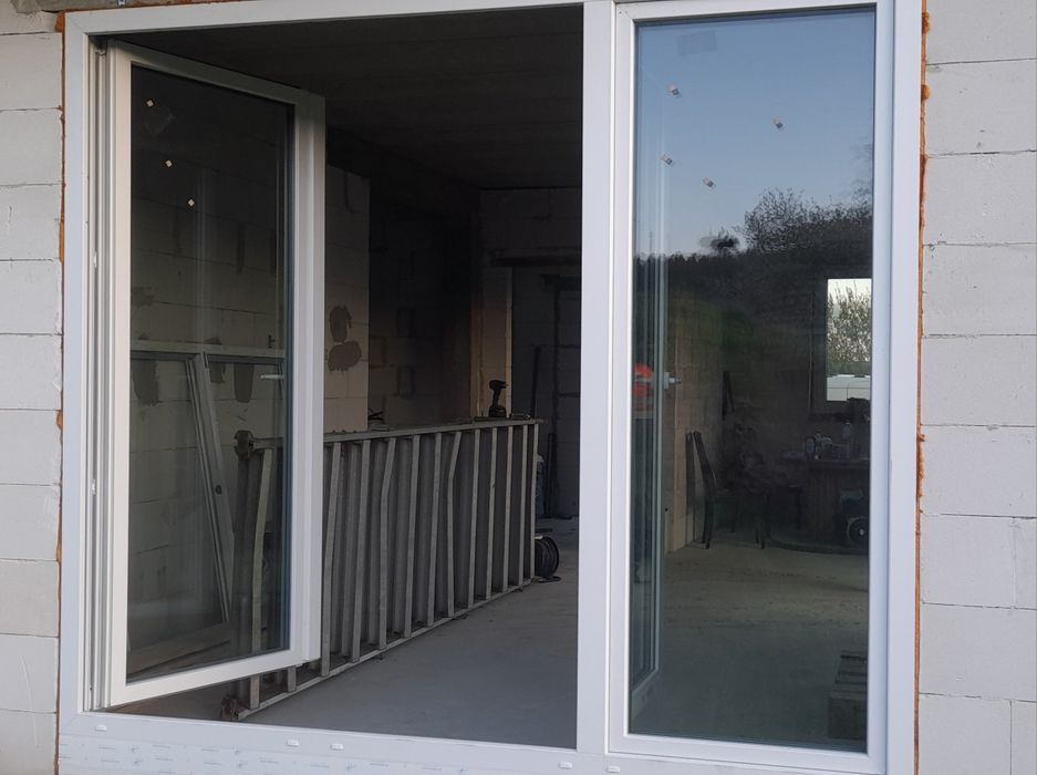 Okno drzwi tarasowe trzyszybowe wys 230 x dł 270