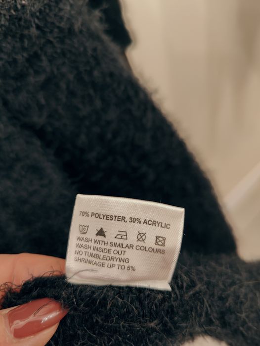 Ciepły sweter kardigan L/XL
