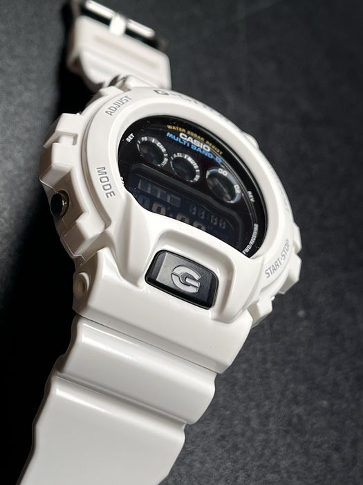 Casio G-SHOCK GW-6900a mb6 solar biały połysk