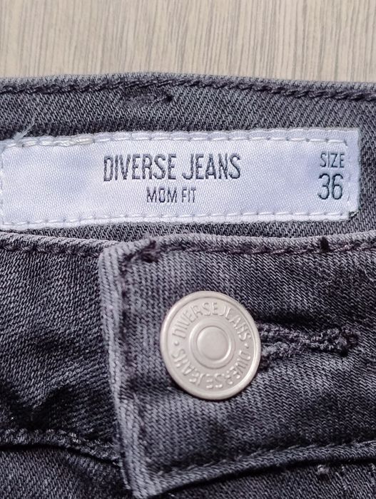 Spodnie jeansy czarne Diverse,.rozm.36