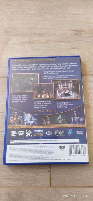 Baldurs Gate Dark Alliance II PlayStation 2 UK PAL Kompletna 3xAng