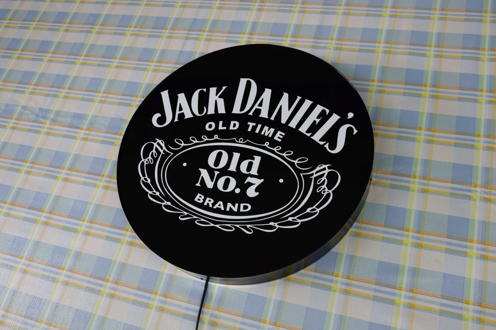 LED Neon JACK DANIELS, Logo 3D, Reklama, Baner, Szyld, Plafon, Prezent