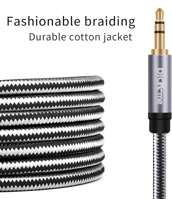 2 cabos de audio de uma via