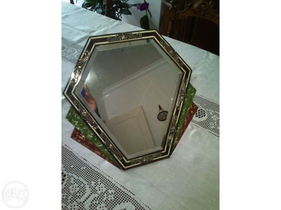 Espelho hexagonal antigo64739995963137120