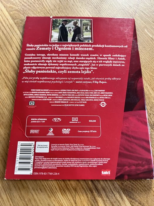 Śluby panieńskie film DVD