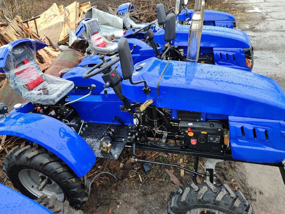 Трактор Кентавр 160ВН люкс с фрезой и плугом в комплекте