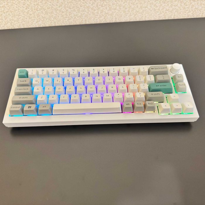 Клавіатура бездротова Keychron Q2 Max \ Gateron Jupiter Banana \ Shell White