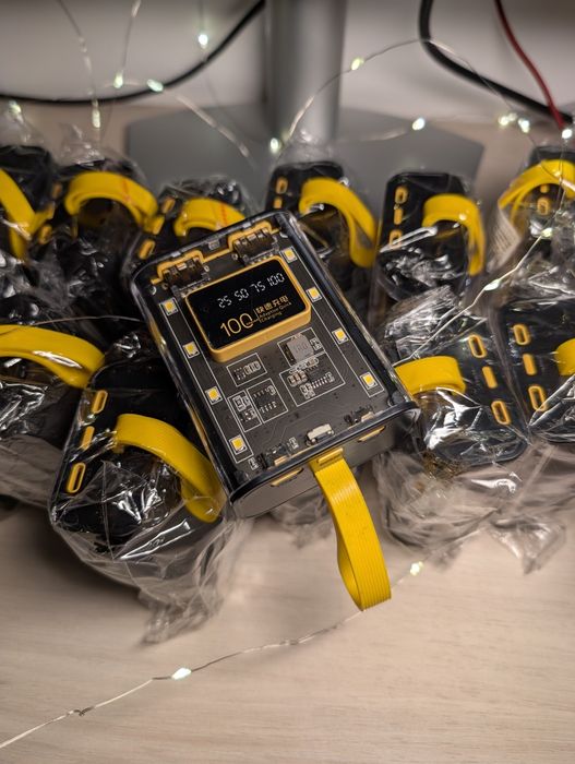 Корпус (Кейс) Павербанк + Ліхтарик DIY Power Bank 3х18650 Type-C (10W)