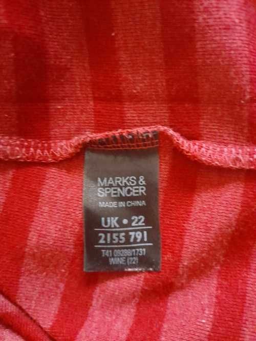 Bluzka bordowa M&S 48/50