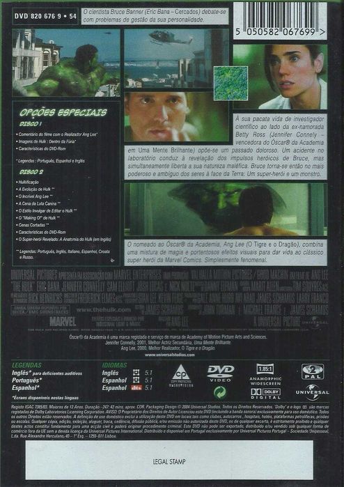 Hulk (edição especial 2 DVD) (2003)