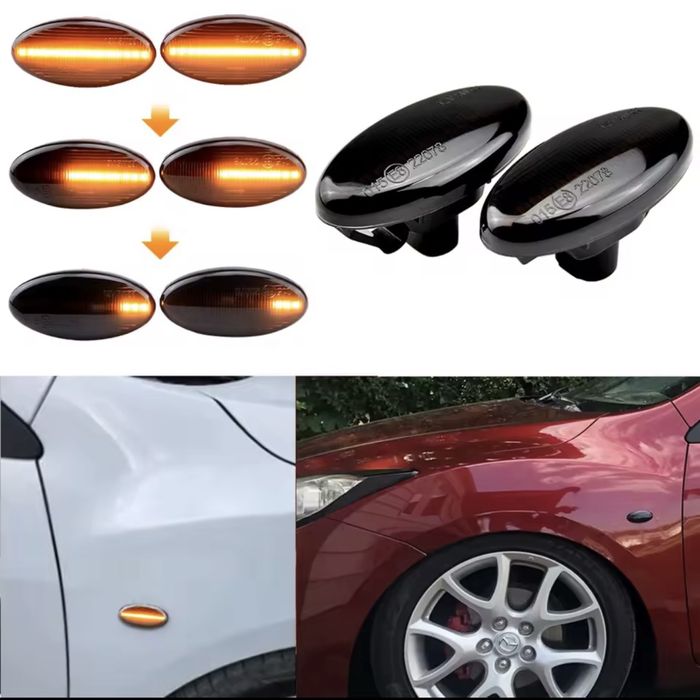 Динамические поворотники MAZDA 2 3 5 6