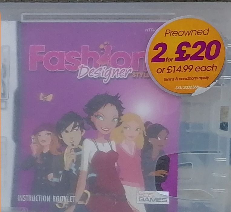 Gra nintendo ds Fashion