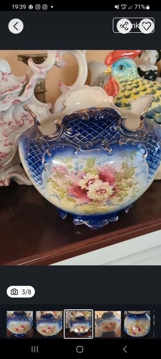 Porcelanowa Oslonka ręcznie malowana