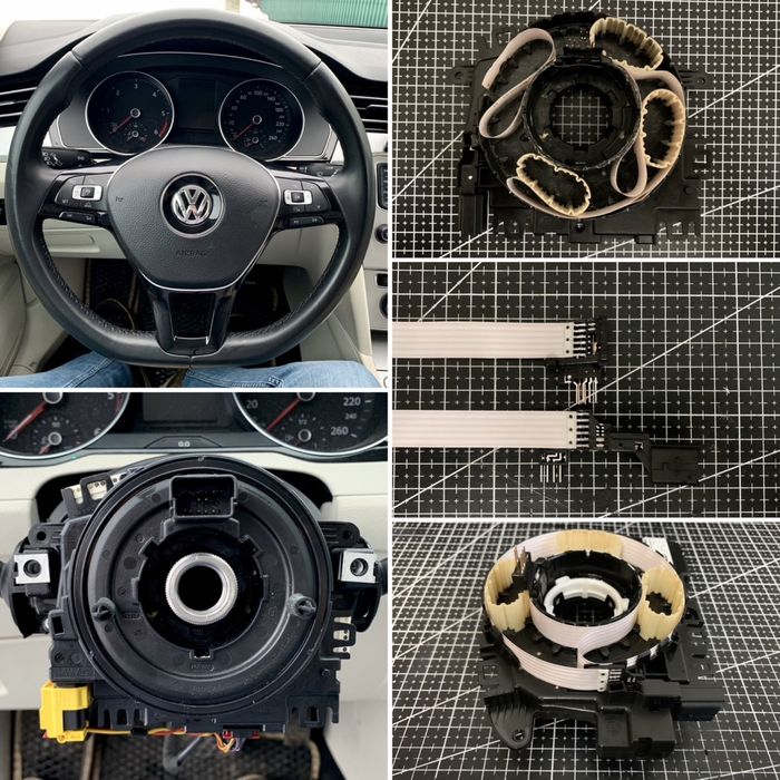 Шлейф руля 5K0953569AL, підрульовий блок Ремонт шлейфів VW/Skoda